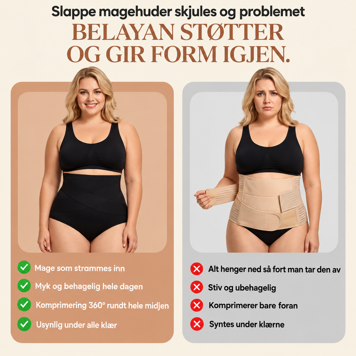The Women™ Barseltruser – 360° formende støtte