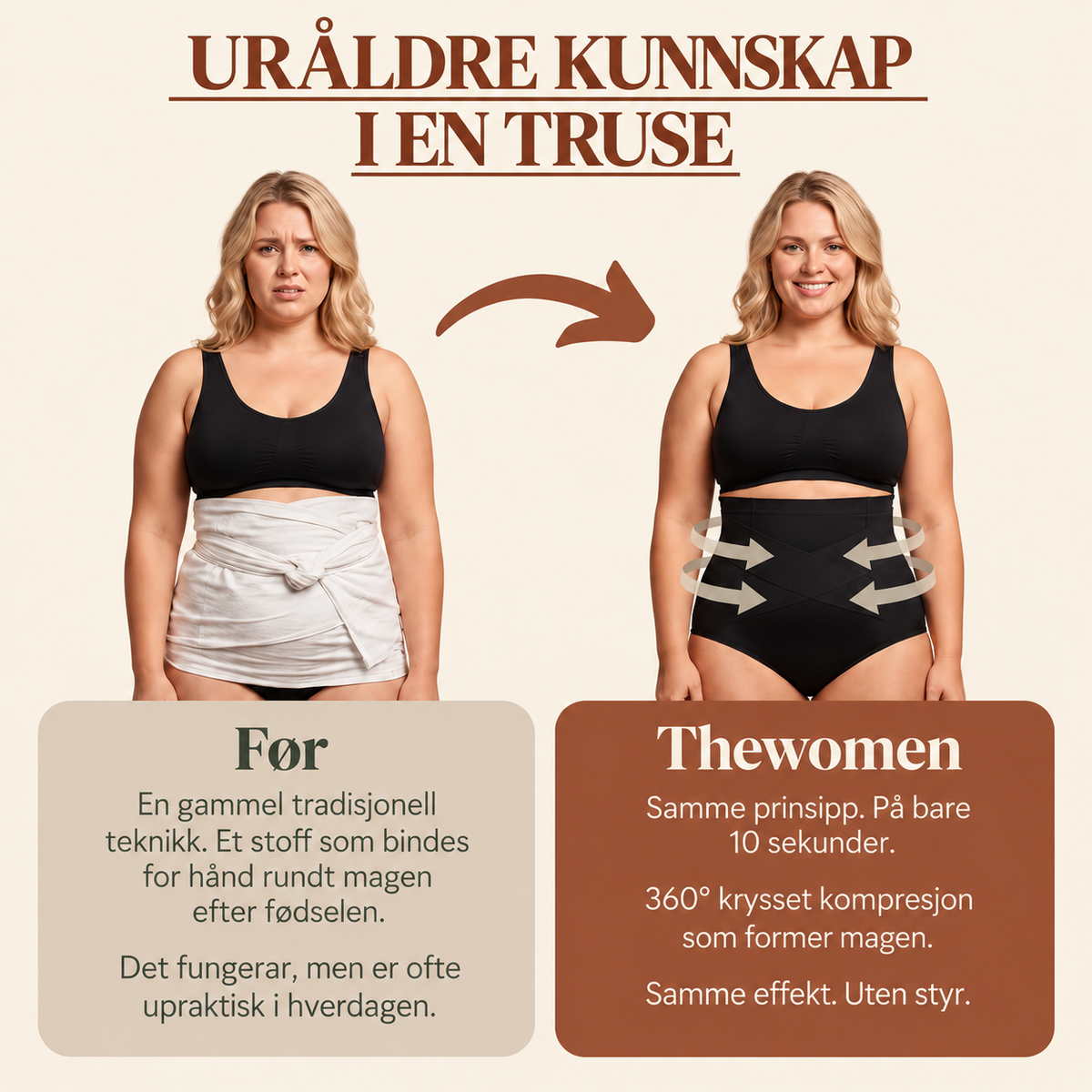 The Women™ Barseltruser – 360° formende støtte