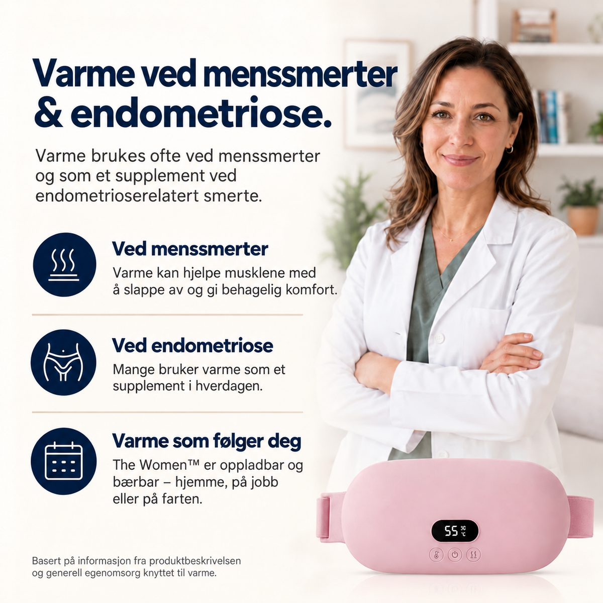 The Women™ Varmebelte – Lindring ved menssmerter & endometriose